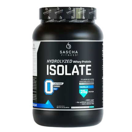Whey Protein Isolate 2 Libras Sascha Fitness.