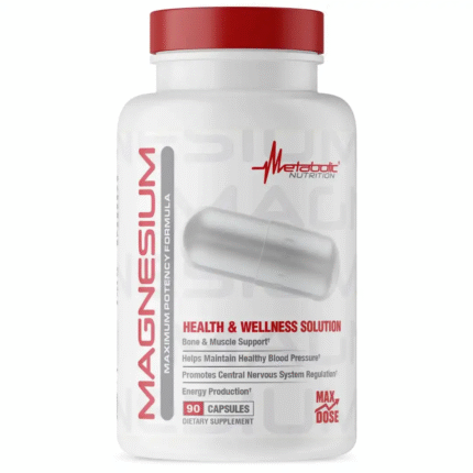 Magnesio 90 Capsulas Metabolic Nutrition.