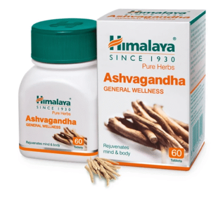 Ashvagandha 60 Tabletas Himalaya.