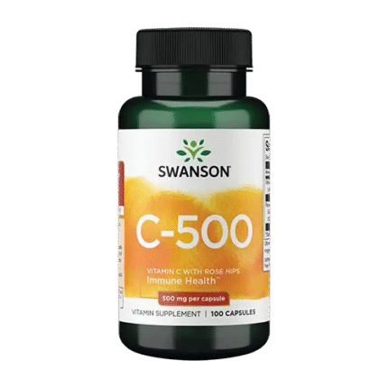 Vitamina C 500mg Swanson 100 Cápsulas.